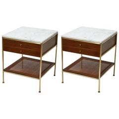 Handsome Pair of Paul McCobb Night Stands or Side Tables for Calvin