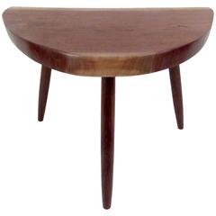 Unique Handmade Nakashima Style Stool 2
