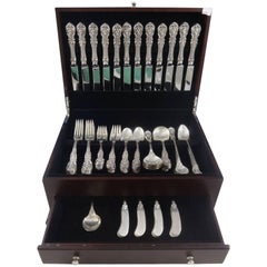 Francis I by Reed and Barton Sterling Silver Flatware Set 12 Old Mark 85 Pieces