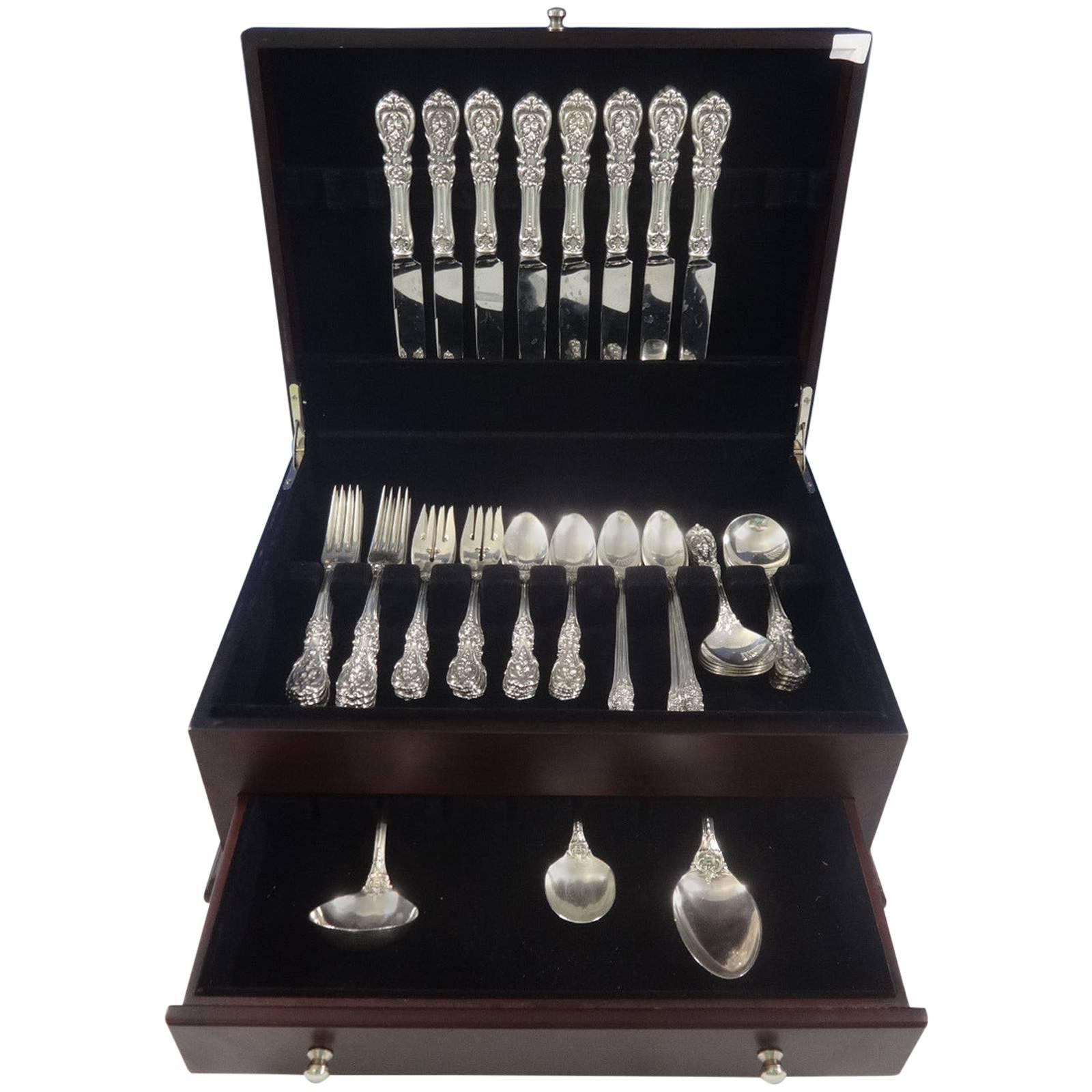 Francis I by Reed & Barton Sterling Silver Flatware Set for 8 Old Mark 51 Pieces