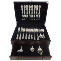 Antique Francis I by Reed & Barton Sterling Silver Flatware Set for 8 Old Mark 51 Pieces