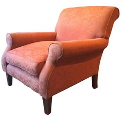 Vintage Style Mahogany Club Chair or Lounge Chair Howard Style