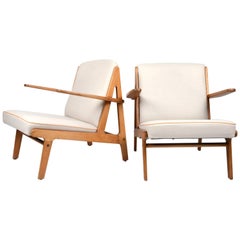 Pair of Easy Chairs, Børge Mogensen for Fredericia Stolefabrik, 1951