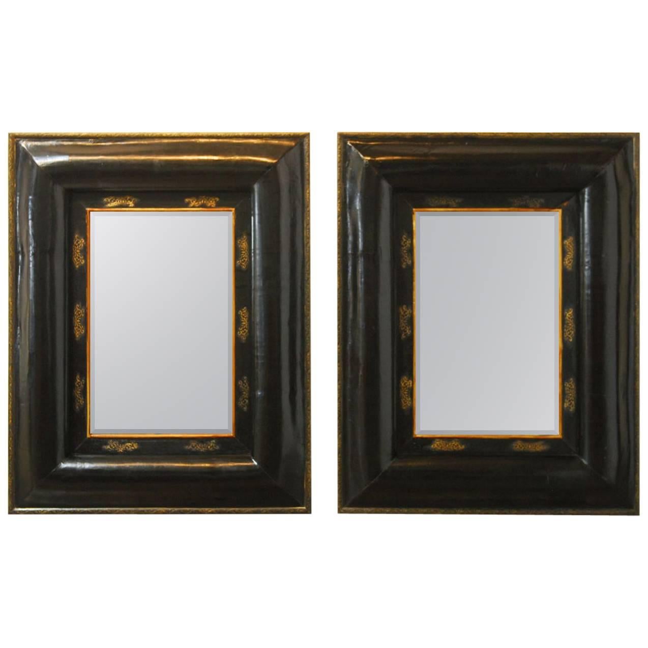 Monumental Pair of Portuguese Style Mirrors