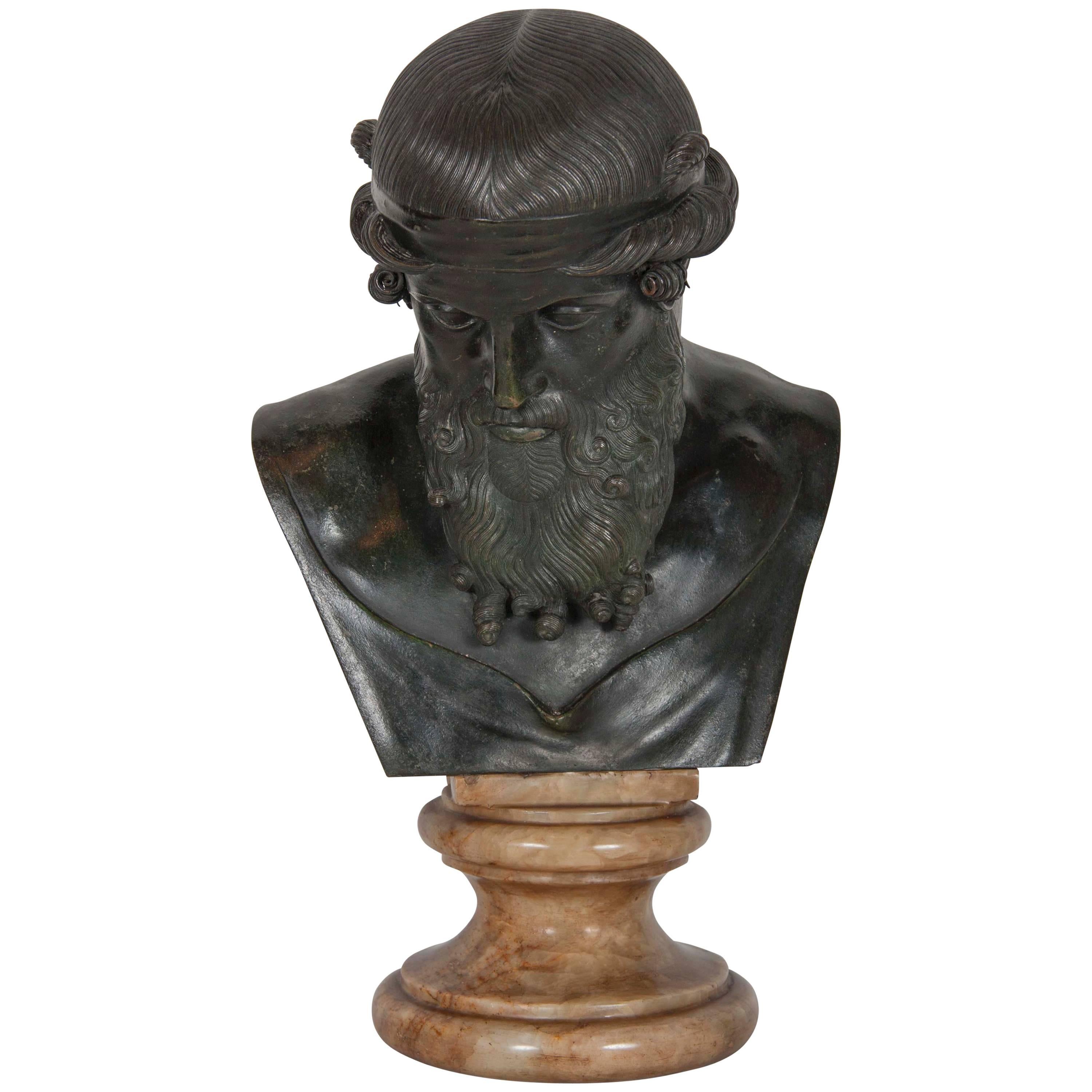 Bronze Bust of Zeus