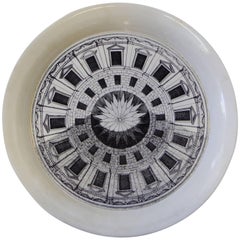 Retro 1954 Piero Fornasetti II Cortile Tole Tray