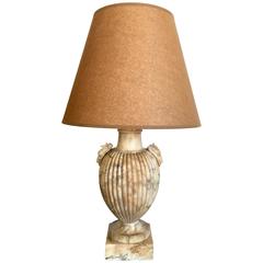 Marble Urn Shaped Lamp