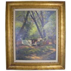 Original Oil Painting by Axel Linus, circa 1950