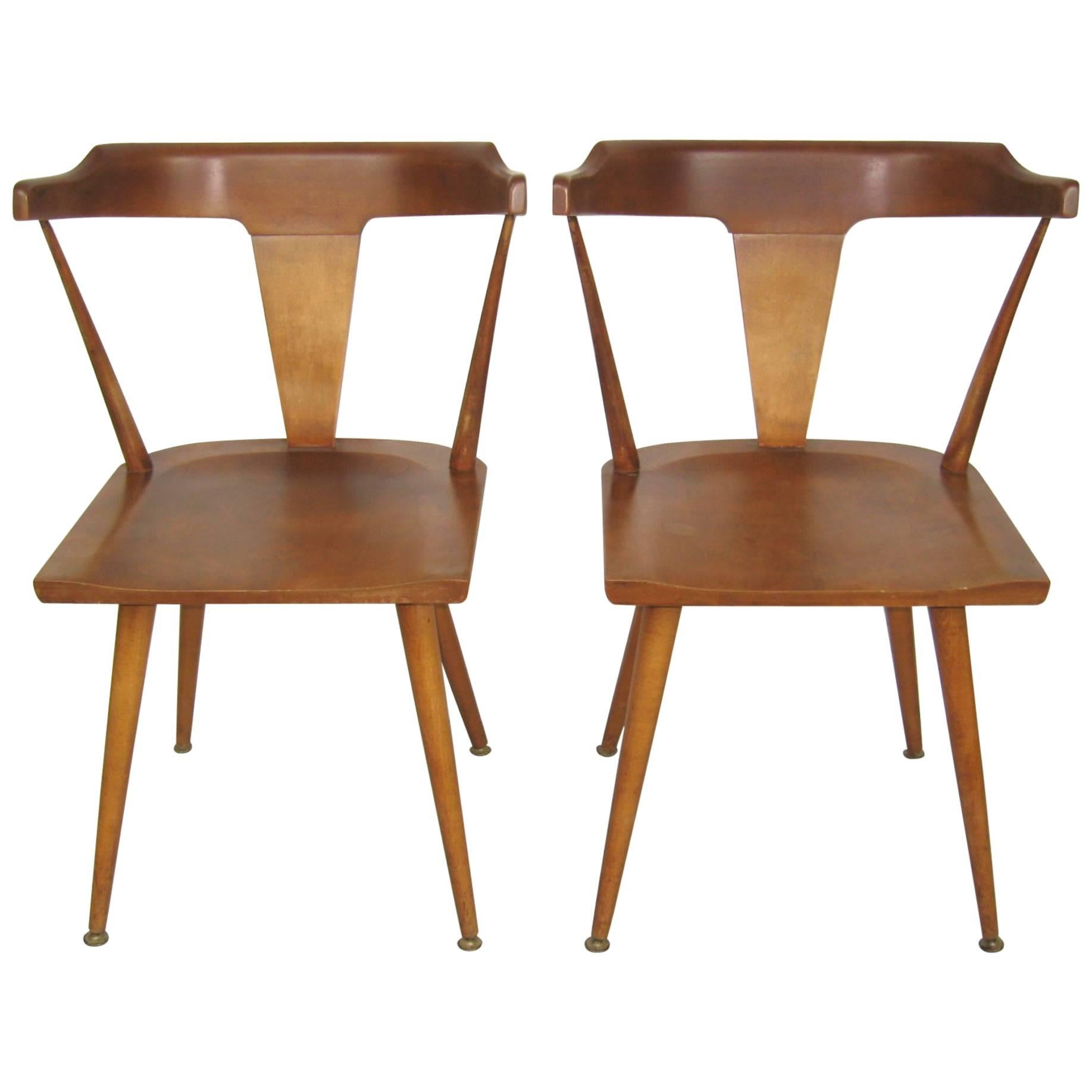 Early Paul McCobb Dining Chairs for Planner Group, Set of Two