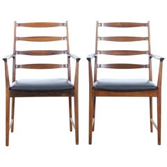 Mid-Century Modern Scandinavian Pair of Rosewood Armchairs, Torbjørn Afdal