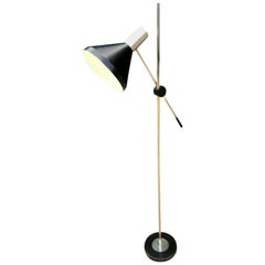 Giuseppe Ostuni Attributed Adjustable Standard Floor Lamp, circa 1960