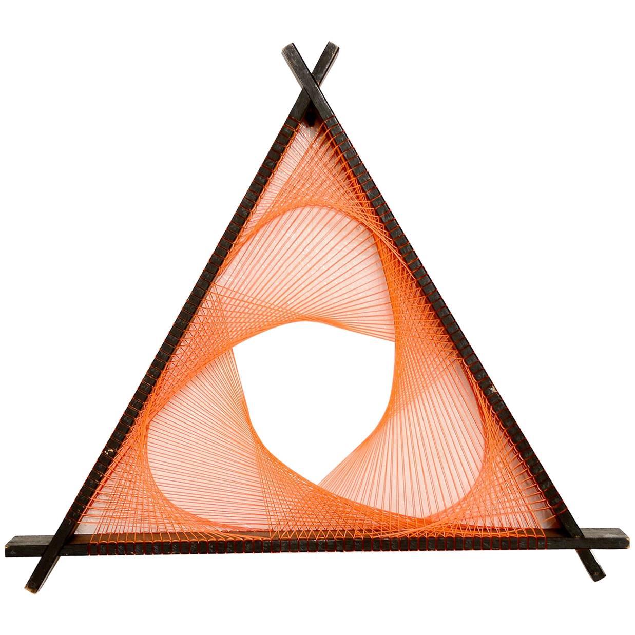 Midcentury Symmography String Art, 1960s