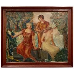 "The Three Graces" Oil on Canvas by Glenn Ranney
