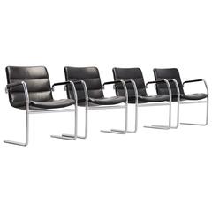 Jørgen Kastholm Cantilever Chairs by Kusch & Co, Germany, 1970