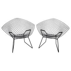 Pair of Harry Bertoia Diamond Chair