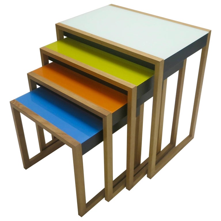 Nesting Tables Designed by Josef Albers, Vitra ReEdition 2004 at 1stDibs