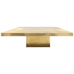 Etched Brass Coffee Table Etched Brass Coffee Table
