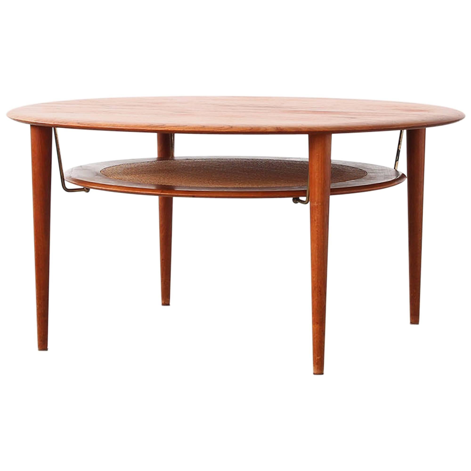 Beautiful Coffee Table by Peter Hvidt & Orla Mølgaard Nielsen for France Son