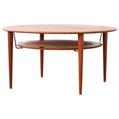 Beautiful Coffee Table by Peter Hvidt & Orla Mølgaard Nielsen for France Son