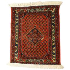 Small Persian Style Hamadan Carpet