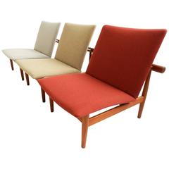 Three Lounge Chairs Mod. 137 "Japan" by Finn Juhl, Denmark