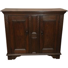 17th Century Oak Cabinet 17th Century Oak Cabinet