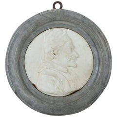 18th Century, Italian Marble Relief Portrait