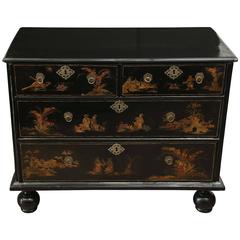 Antique 18th Century English Chinoiserie Chest