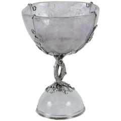 Italian, Amethyst and Sterling Silver Chalice