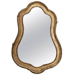 Antique 19th Century Water Gilt Mirror
