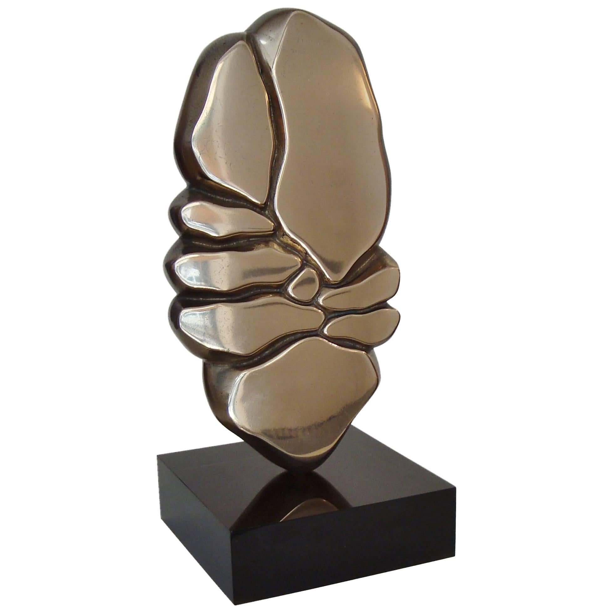 Gilt Bronze Sculpture by Minoru Kano (1930-2007) For Sale
