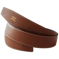 Hermès Reversible Brown/Black Leather Belt