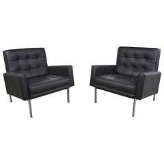 Pair of Knoll Parallel Bar Lounge Chairs
