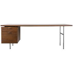 Vintage Mid-Century Single Pedestal Desk by George Nelson Vintage Mid-Century Single Pedestal Desk by George Nelson