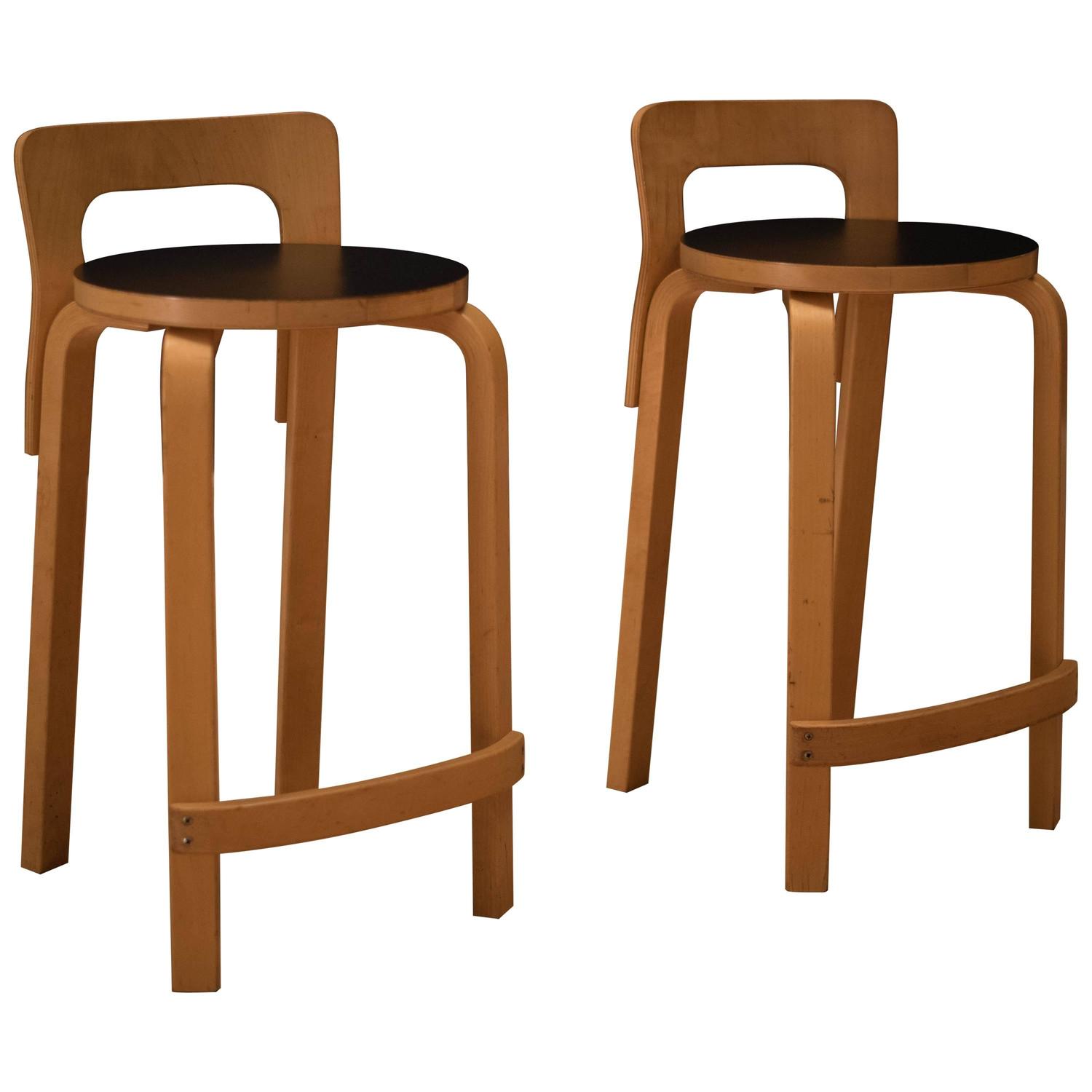 Vintage Alvar Aalto K65 High Chair Stool at 1stDibs | alvar aalto high  stool, alvar aalto bar stool, alvar aalto counter stool