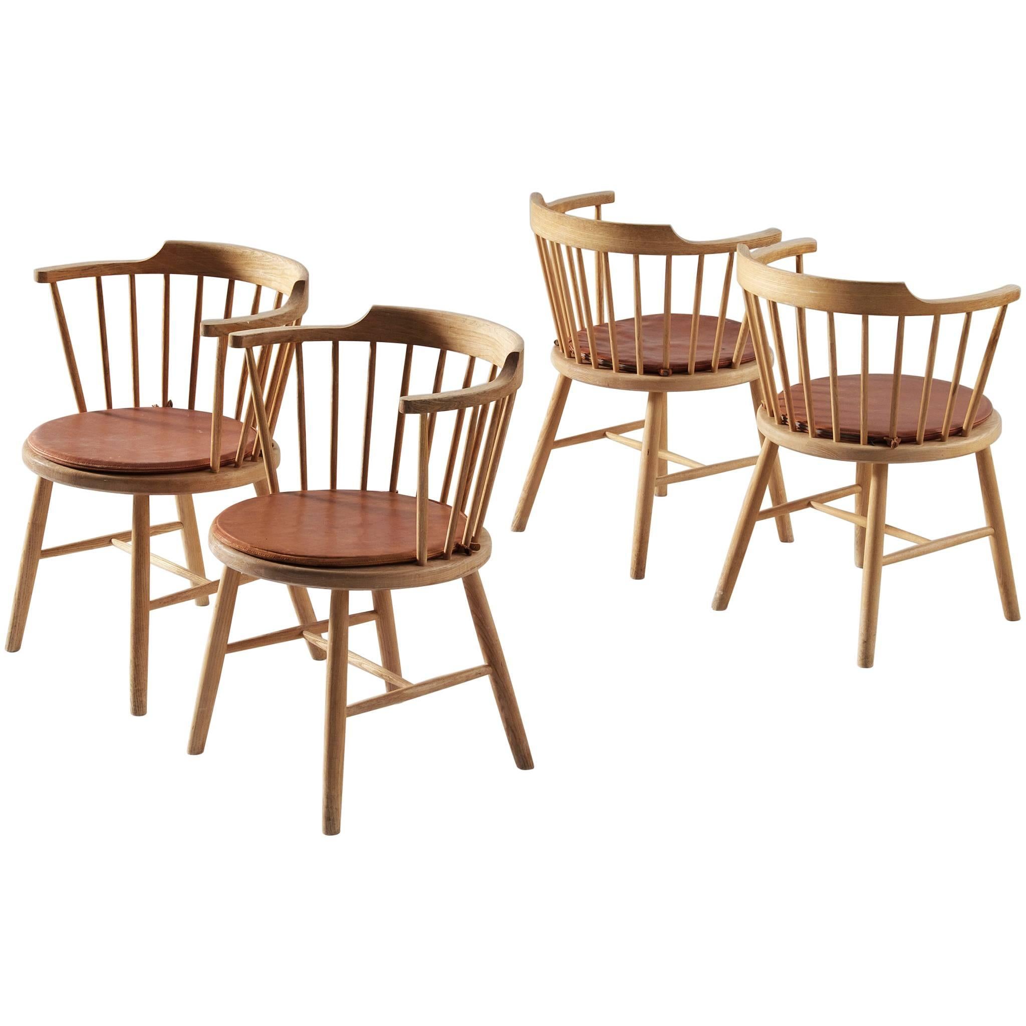 Børge Mogensen Set of Four Dining Chairs
