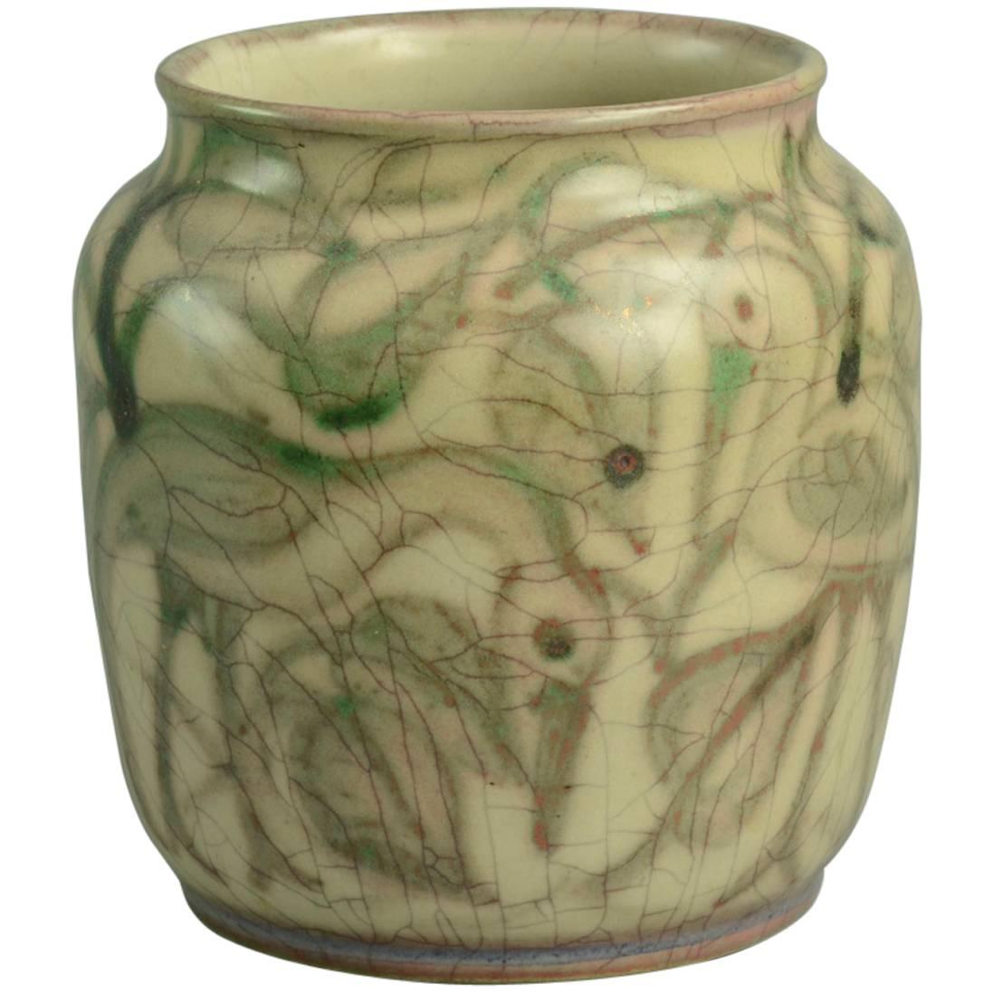 Stoneware Vase by Hans Hjorth  For Sale