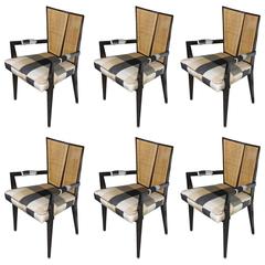 Set of Six Dining Chairs by Michael Taylor for Baker