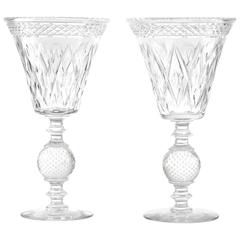 Pair of Pairpoint Crystal Vases