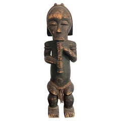 Große Vintage Luba Figur Afrikanische Kunst