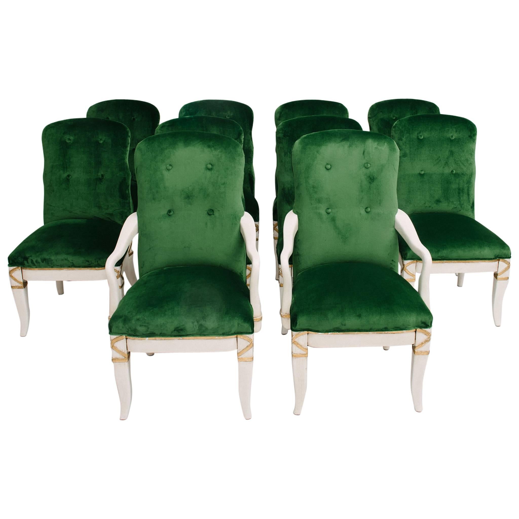 Set of 10 Nadux Dining Chairs For Sale at 1stdibs