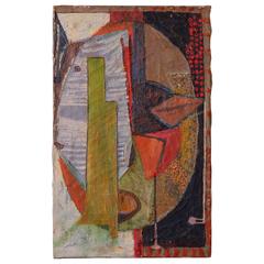 Vintage Modernist Impasto Painting