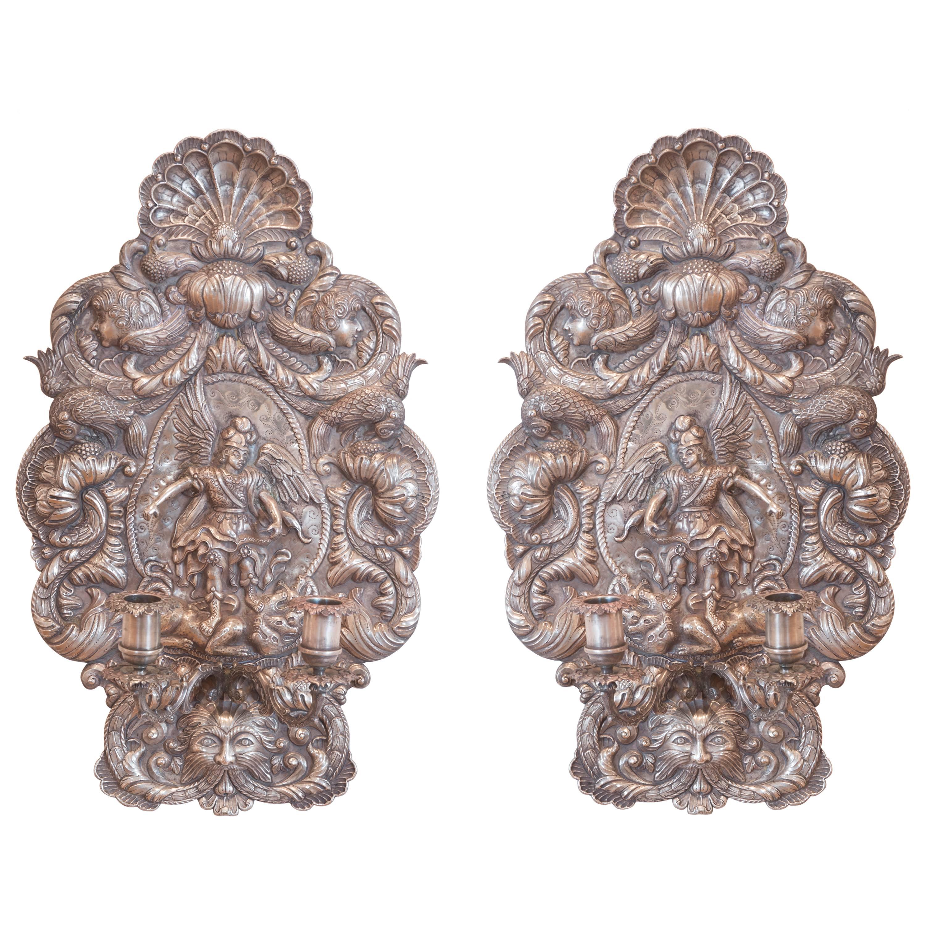 Archangel Michael Wall Sconces