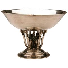 Georg Jensen Sterling Silver Footed Bowl No. 171 by Johan Rohde