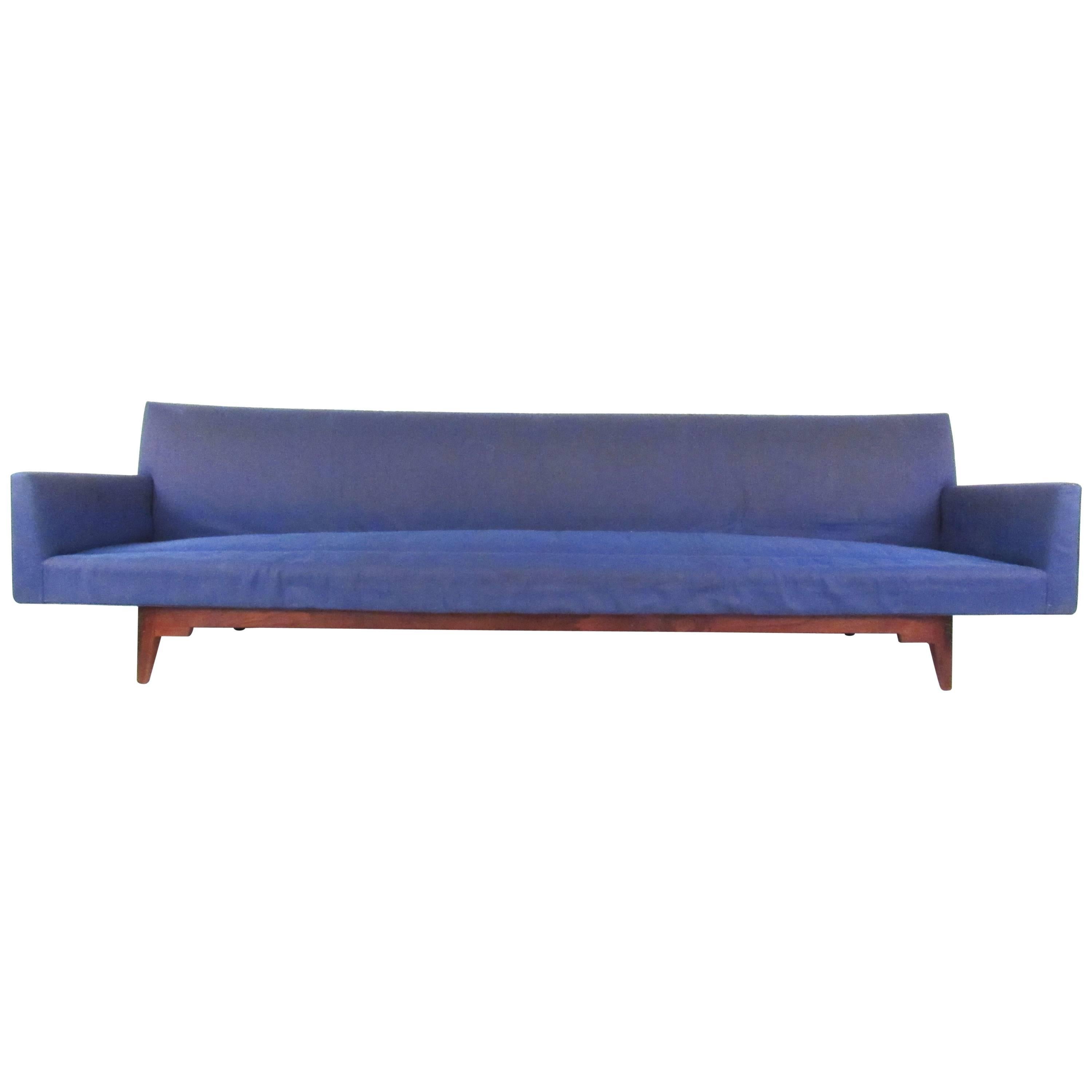 Long Mid-Century Sofa by Jens Risom Manufacturing