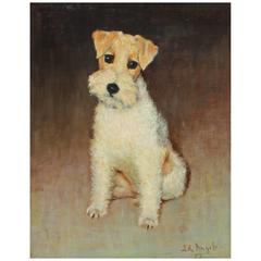 Dog Portrait Oil Painting 10