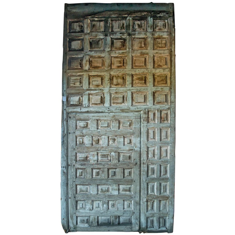 Vintage Monumental Wooden Doors For Sale at 1stDibs