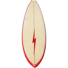 Used Lightning Bolt Surfboard circa 1975 Shaped by Terry Martin