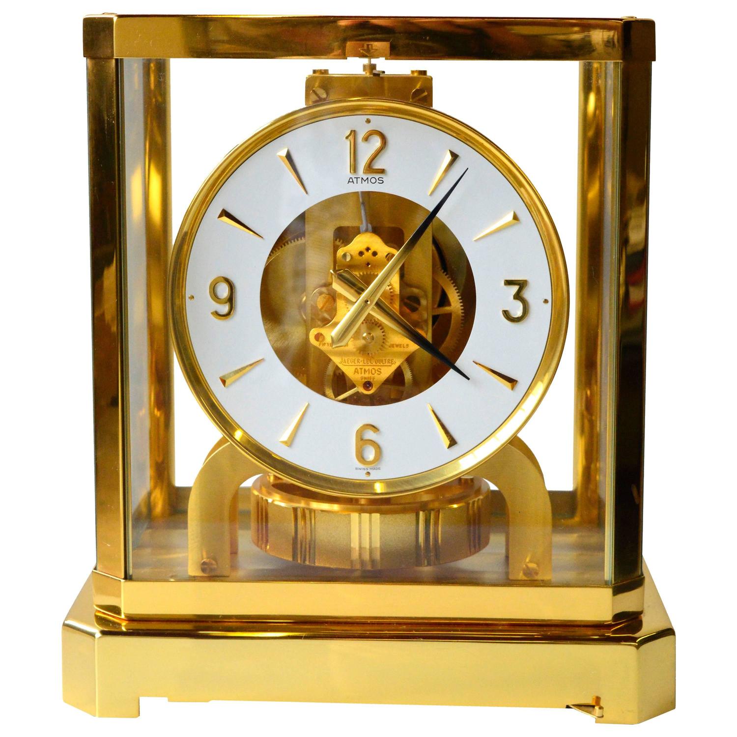 Jaeger LeCoultre Atmos Perpetual Motion Mantle Clock At 1stdibs