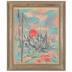 New York Sunset by Babette Newburger